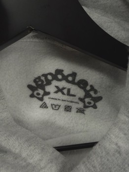 Sp5der OG Web Hoodie Heather Grey • Pre-Owned [0318] - view 4