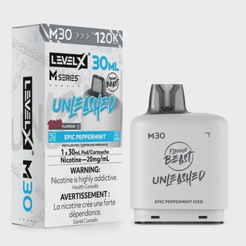 Level X Flavour Beast Unleashed M30 120K Pod - Epic Peppermint Iced
