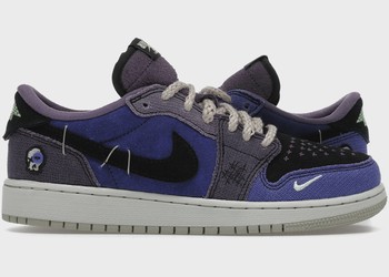 Air Jordan 1 Retro Low Original Zion Williamson Voodoo Alternate (Grade School) • Pre-Owned [8890] - view 5