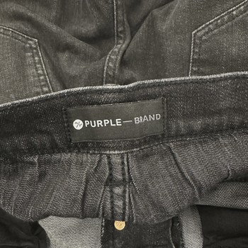 Purple Brand Black Skinny Paint Splatter • Pre-Owned [6134] - view 6