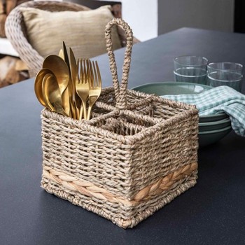 GARDEN TRADING BAYFORD SEAGRASS CUTLERY HOLDER
