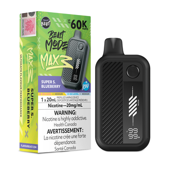 Flavour Beast Mode Max 3 60K - Super S. Blueberry Iced