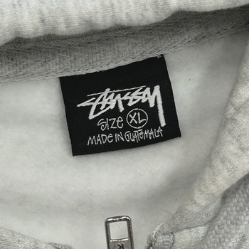 Stussy Skate Tough Hoodie Zip Up 'Ash Heather'  • Pre-Owned [4896] - view 4