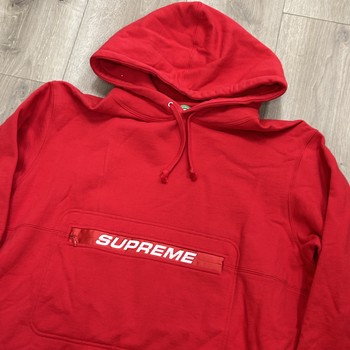SS19 Supreme Zip Pouch Hooded Sweatshirt - New - photo 2