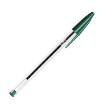 Bic - Cristal Ballpoint Pen - Green Medium