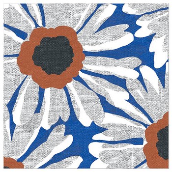 Artebene - Daisies Blue Napkin - 133518