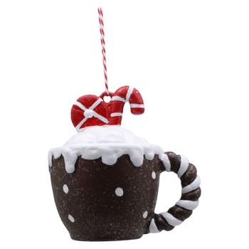 Kerstornament candycane cup