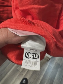 Chrome Hearts Scroll  Red Hoodie  • Pre-Owned [9970] - view 4