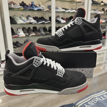 Air Jordan 4 Retro Black Red (2019) • Pre-Owned [1913] - view 8