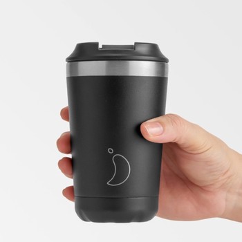 CHILLY'S ORIGINAL 340ML COFFEE CUP - BLACK