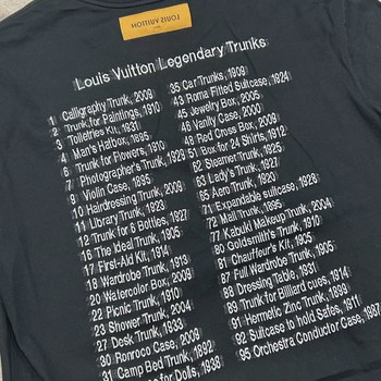 Louis Vuitton "Legendary Trunks" Graphic T-Shirt • Pre-Owned [1851] - view 2