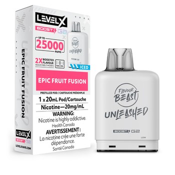 Level X Flavour Beast Unleashed G2 Boost 25K Pod 20ml - Epic Fruit Fusion