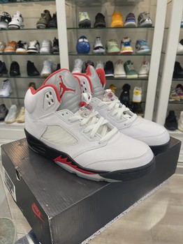 Air Jordan 5 Retro Fire Red Silver Tongue (2020) • Pre-Owned [8115] - view 6