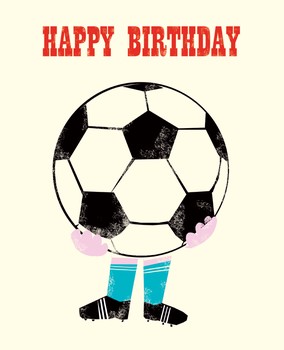 The Art File - Ink Press Football Birthday IP89
