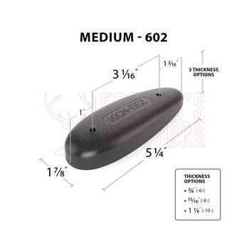 Kick-Eez TSK Rocker Recoil Pad - Grind to Fit