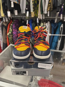 Nike Dunk Low Off-White University Gold • Brand New [9744] - view 6