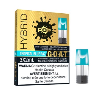 POP Pods - Tropical Blue Raz (G.O.A.T) (3 Pack)