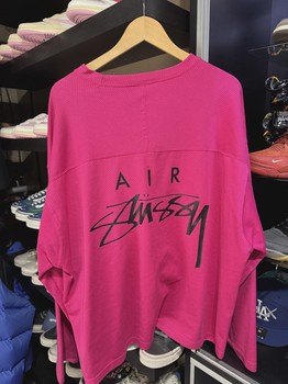 Stussy Nike Pink Jersey LS • Pre-Owned [1818] - view 2