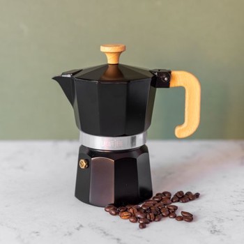 LA CAFETIERE 3 CUP STOVE TOP ESPRESSO - BLACK
