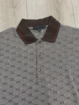 Gucci GG Monogram Cotton Jacquard Polo Shirt • Pre-Owned [9081] - view 5