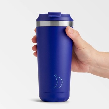 CHILLY'S 500ML COFFEE CUP - MATT BLUE