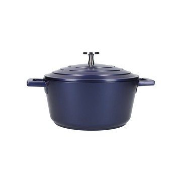 MASTERCLASS NON STICK CASSEROLE - 20CM/2.5 LITRE - METALLIC BLUE