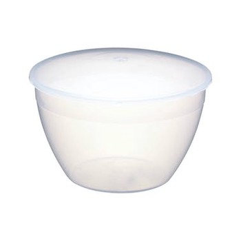 PLASTIC 1.7 LITRE 3 PINT PUDDING BOWL WITH LID