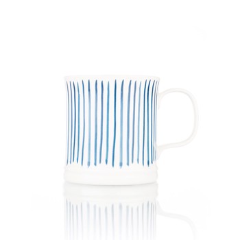 COASTAL STRIPE NEW BONE CHINA MUG