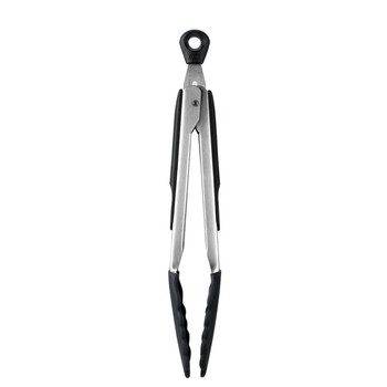23CM TONGS WITH SILICONE ENDS