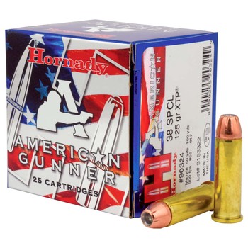 Hornady American Gunner .38 Special 125gr XTP