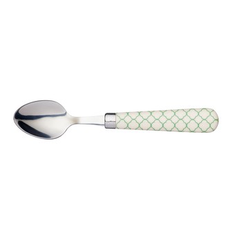 GREEN GEOMETRIC TEASPOON