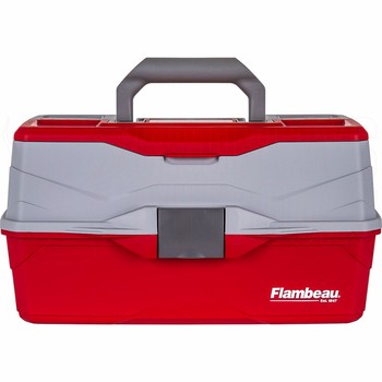 Flambeau Classic 3 Tray Tackle Box Red