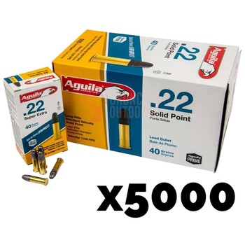 Aguila Standard Velocity .22 40gr 5000 Rounds 1130fps