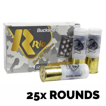 Rio Royal Buck Buckshot 12 Ball 12G 2¾" x25