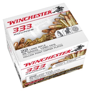 Winchester Super X .22LR 36gr LHP 333pk