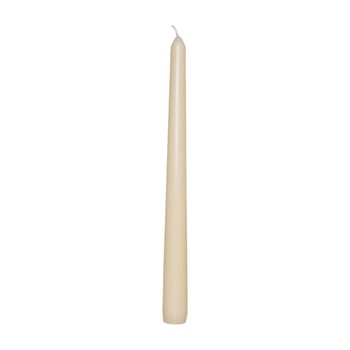 IVORY TAPERED 25CM CANDLES