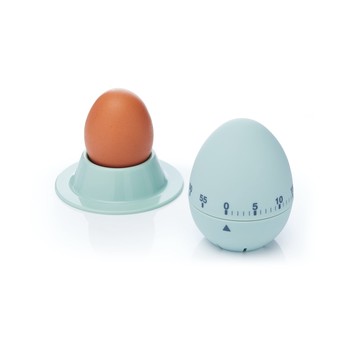 SOFT TOUCH 60 MINUTE EGG SHAPED MECHANICAL TIMER