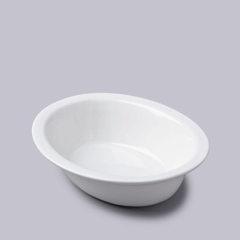 OVAL WHITE PIE DISH - 28CM