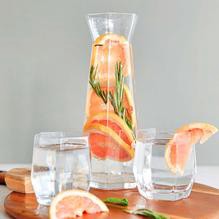 GEO CARAFE AND TWO TUMBLER GIFT SET