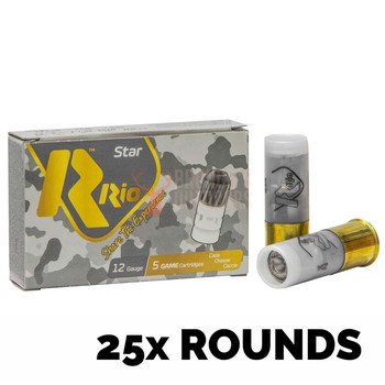 Rio Royal Star Rifled 32gr 12g 2¾" Slug 25 Rounds