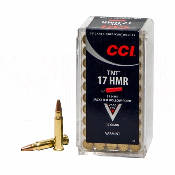 CCI .17HMR TNT 17gr Jacketed Hollow Point