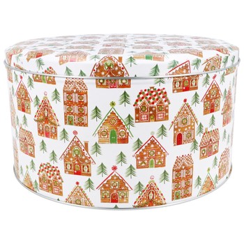 GINGERBREAD HOUSE CAKE TIN