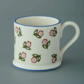 BRIXTON POTTERY SMALL MUG - SCATTERED ROSE