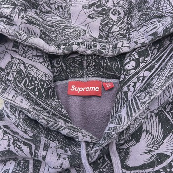 2024 Supreme Liberty Hooded Sweatshirt 'Dusty Purple' • Pre-Owned [2137] - view 5