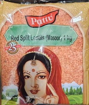 Pattu Red Split Lentils 1kg