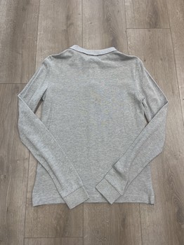 Burberry Long-Sleeve Cotton Polo Shirt • Pre-Owned [3573] - view 2