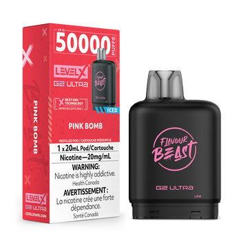 Level X Flavour Beast G2 Ultra 50K Pod - Pink Bomb Iced