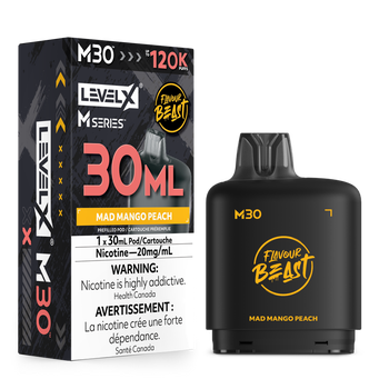 Level X Flavour Beast M30 120K Pod - Mad Mango Peach