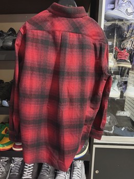 Saint Laurent Red Plaid Wool Shirt • Pre-Owned [7482] - view 2