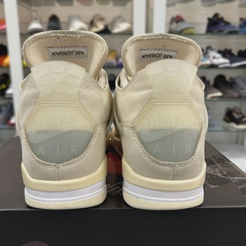 Air Jordan 4 Retro Off-White Sail (Women's) • Pre-Owned [9026] - view 7